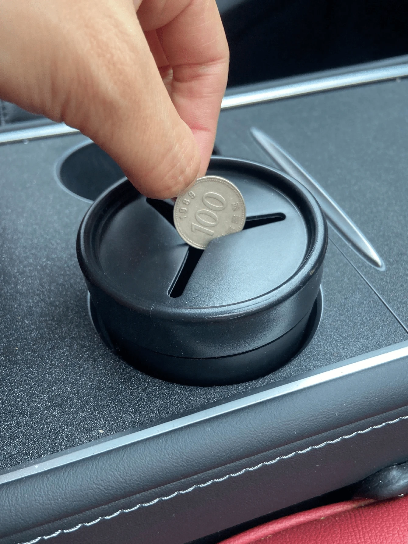 1pc Car Storage Bag, Suitable For Storing Coins