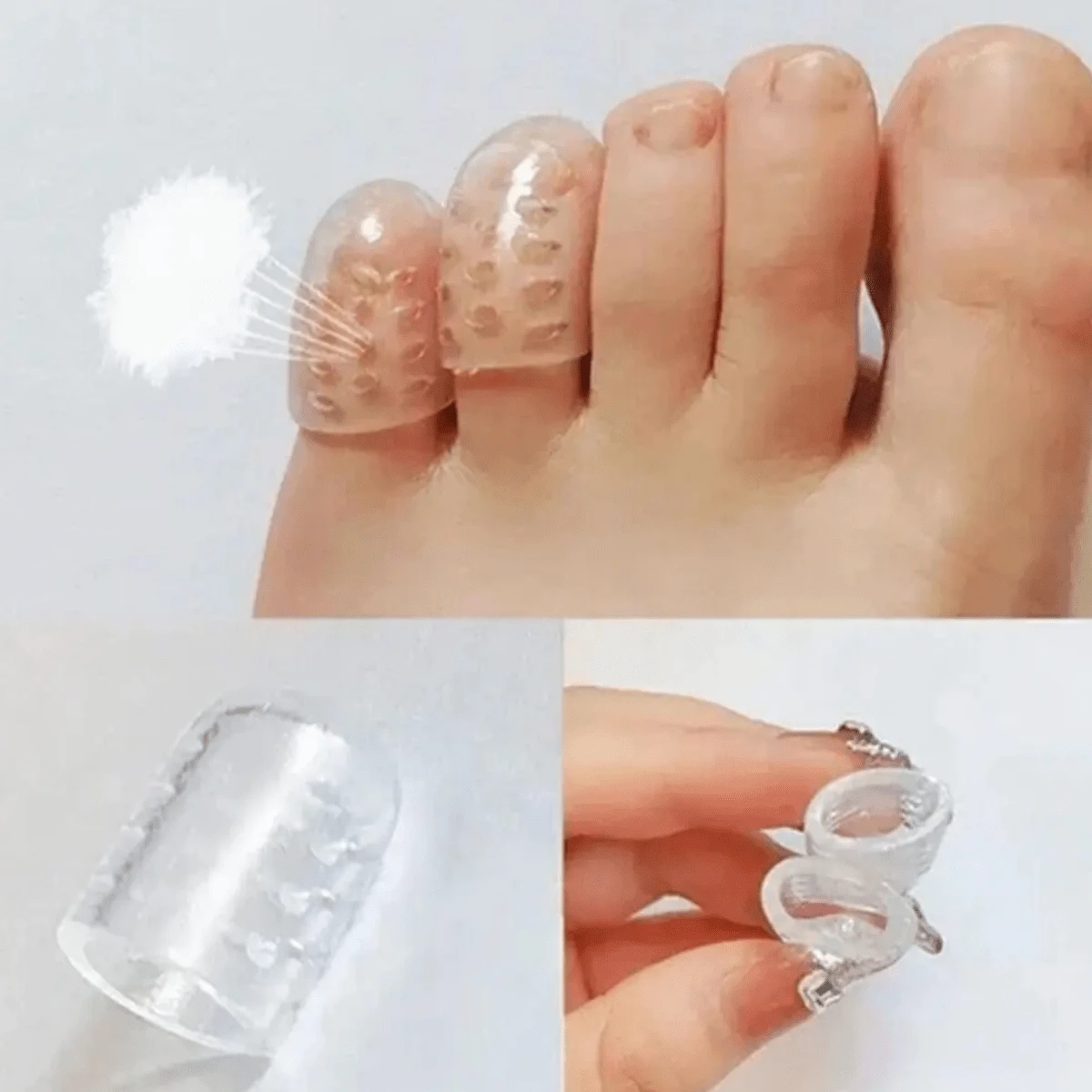 20 pièces Protège-orteils en silicone anti-abrasion et anti-douleur pour femmes portant des talons hauts, des escarpins et hommes portant des Baskets. Idéal pour l'été et l'usage quotidien.