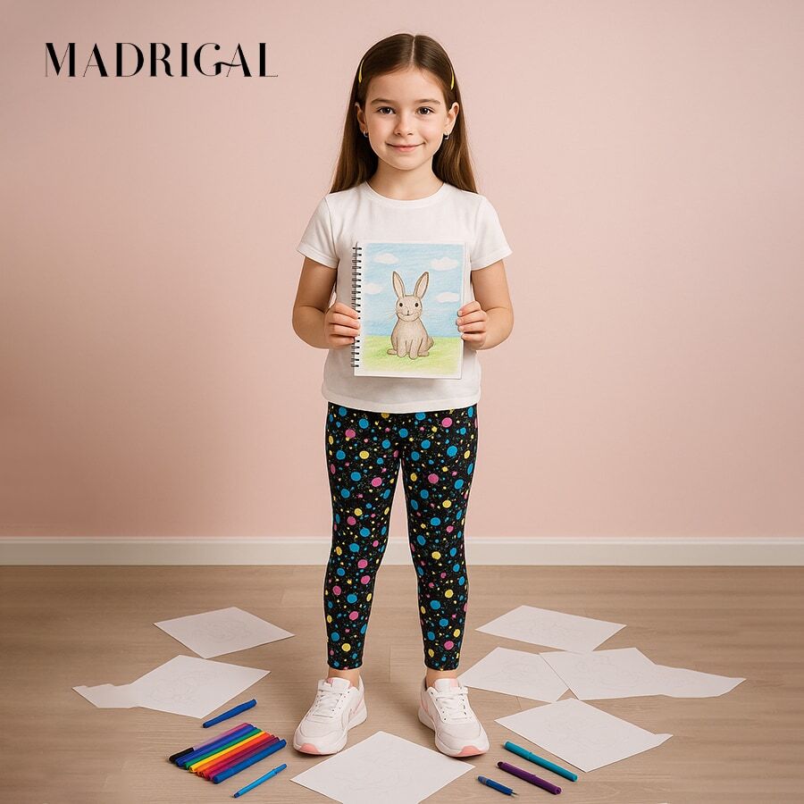 Leggings de Niña de Manchitas de Colores
