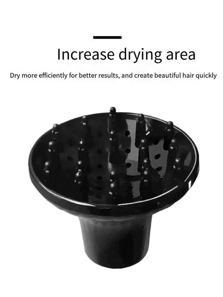 1 pièce Diffuseur de capot de coiffage pour sèche-cheveux, accessoire de cylindre universel pour sécher et coiffer les cheveux, essentiels pour la rentrée scolaire, les vacances, accessoires de cheveux pour femmes