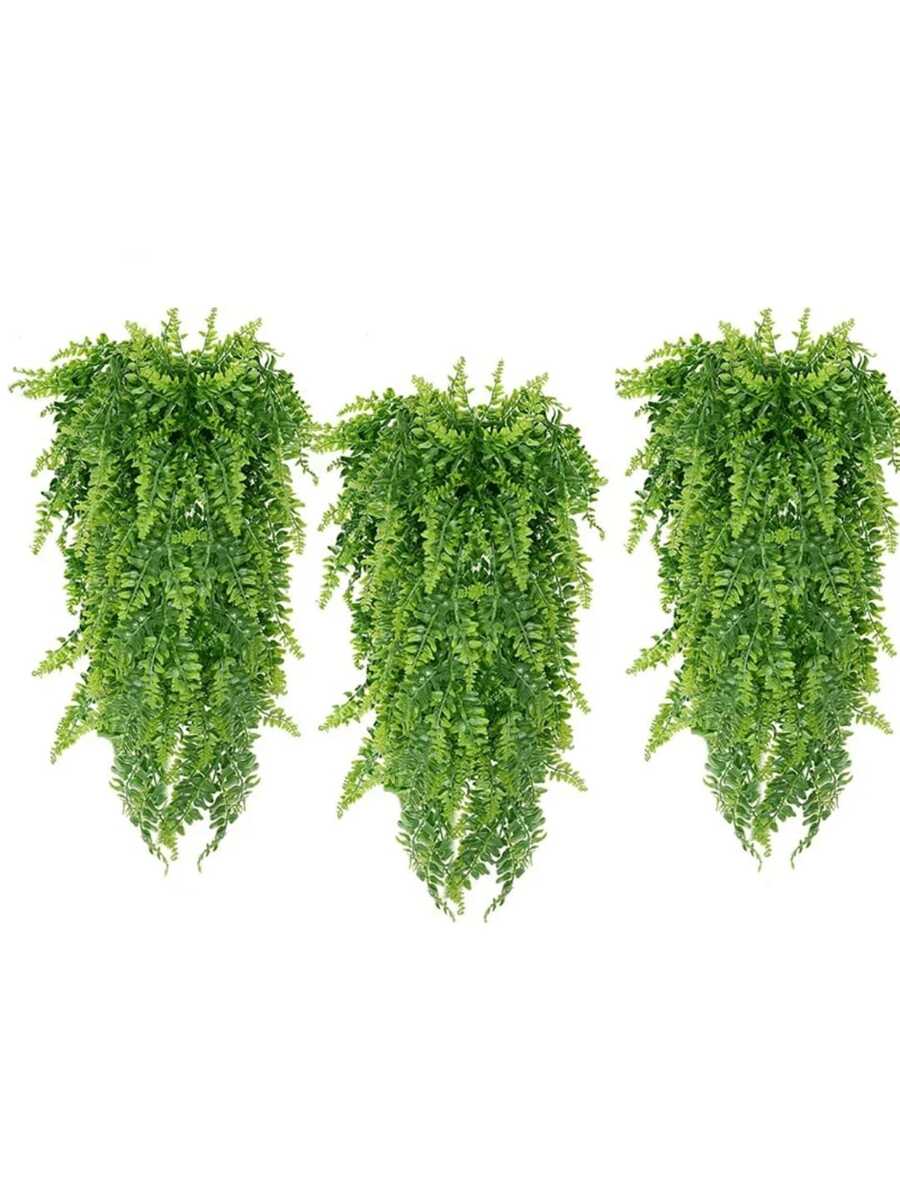 1/3pcs Artificial Vines Hanging Fake Plants Fern Leaves Ivy Wall Plants For Home Garden Wedding Party Indoor Outdoor Decor