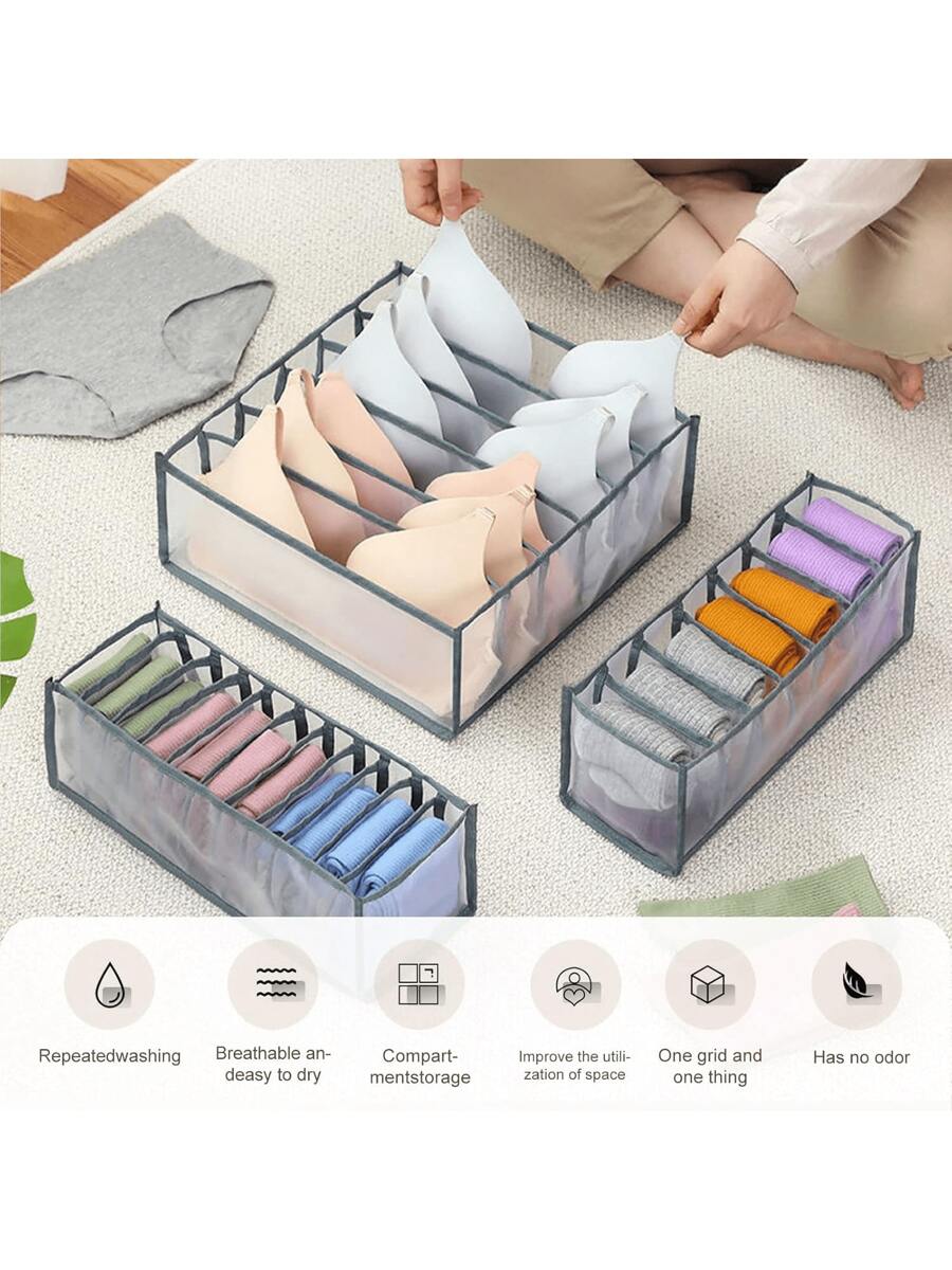 Underwear Compartment Organizer Socks Underwear Storage Box Drawer Storage Organizer BagFor Women Storage Organizer Travel Essentials For Women Storage Organizer Travel Essentials Gift
