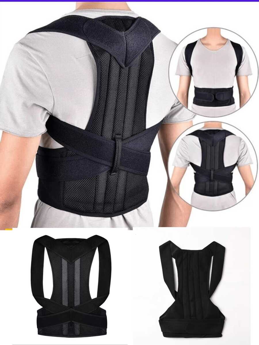 Unisex Adult Student Adjustable Posture Corrector, Can Provide Support For Clavicle, Neck, Back And Shoulders, Suitable For Men And Women