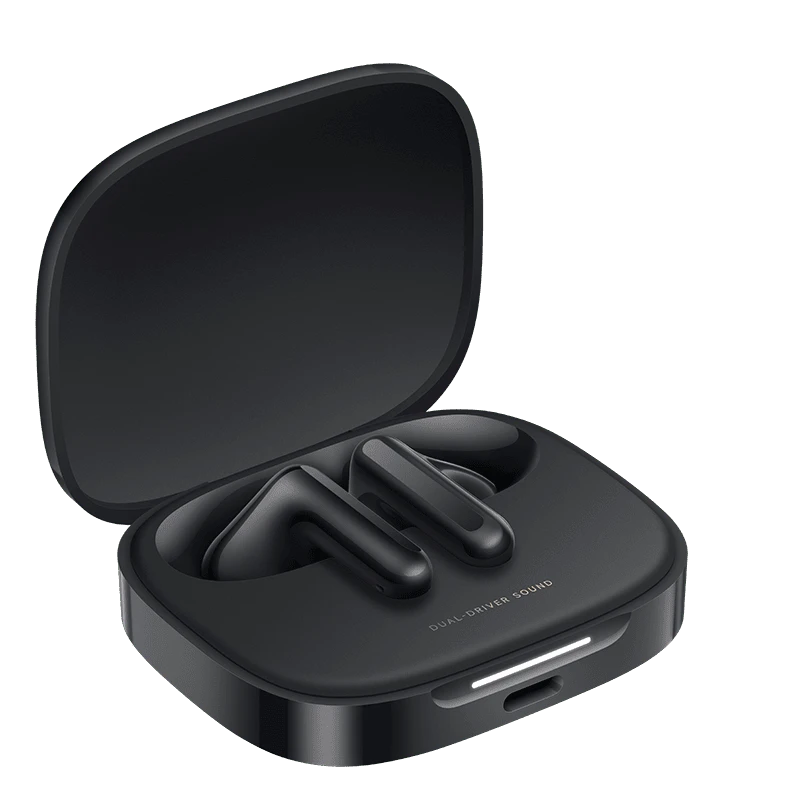 Redmi Wireless Bluetooth Headset Buds 7S Dual-Unit Acoustic Architecture Excellent Sound Quality Support Spatial Audio Semi-In-Ear Active Noise Reduction Comfortable Wearing Super Long Battery Life Black
