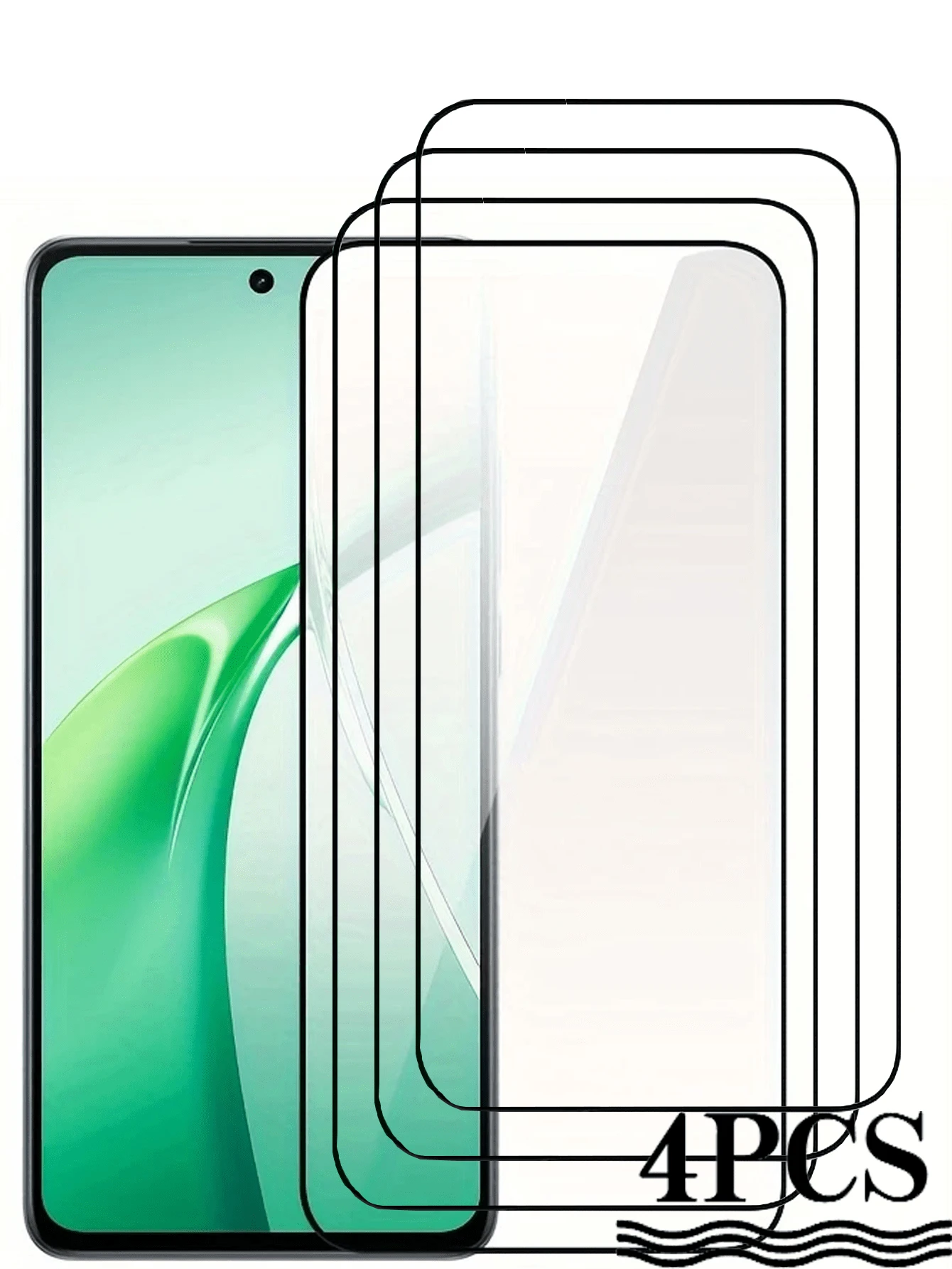 paquete de 4 protectores de pantalla de vidrio templado, vidrio templado de nivel diamante mejorado, antirrotura, recubrimiento electrolítico impermeable y oleofóbico, fácil de limpiar, alto rendimiento costo-efectivo como regalo de cumpleaños, familia y amigos, accesorios para teléfono