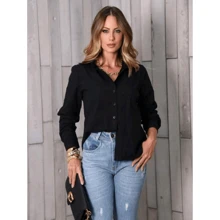CAMISA UMA COR PRETA