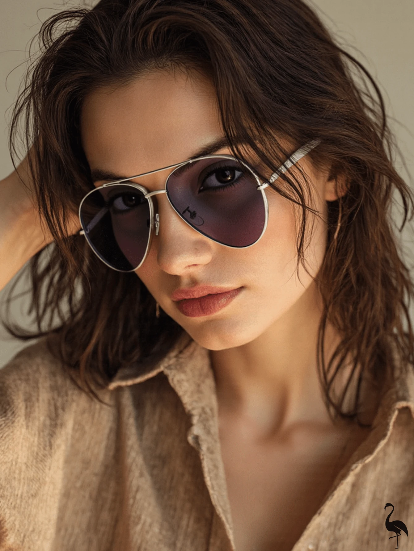 Gafas de moda con montura de metal de estilo aviador, diseño unisex para vacaciones, uso casual y versátil - Nuevos modelos 2025