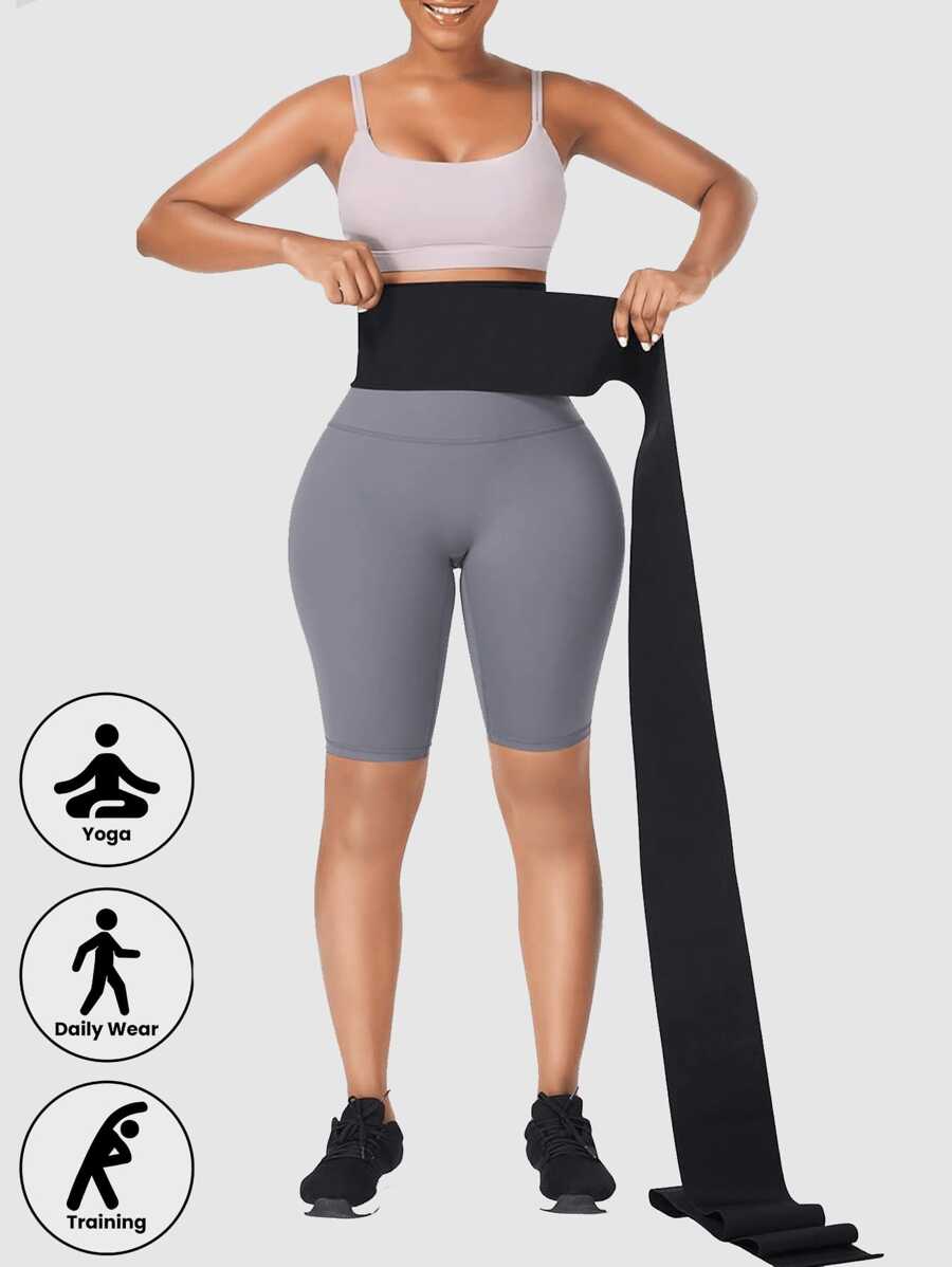 1pc Women Waist Wrap Corset Belt Elastic Adjustable Postpartum Abdomen Shaper