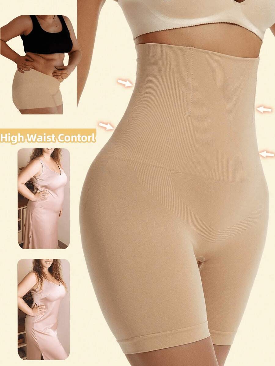 1 Pc High Waist Contorl Tummy Panties Women's Shapewear Body Shaper Waist Trainer Slimming Falt Belt Sheath Woman Fajas Shaping Panty Ladies Briefs Underwear