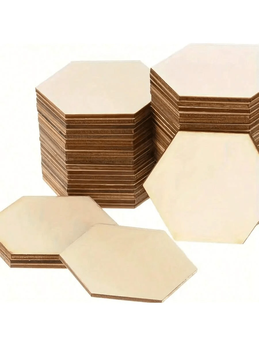 Holz-Hexagonal-Achterbahn zum Selbermachen für Zuhause - perfekt für Partys! Ostergeschenke, Neujahrgeschenke, Innendekorationen, Tisch-Arrangements, Wand-Heimwerker-Deko, die beste Wahl für Weihnachten, Schulanfang, Schulmaterial