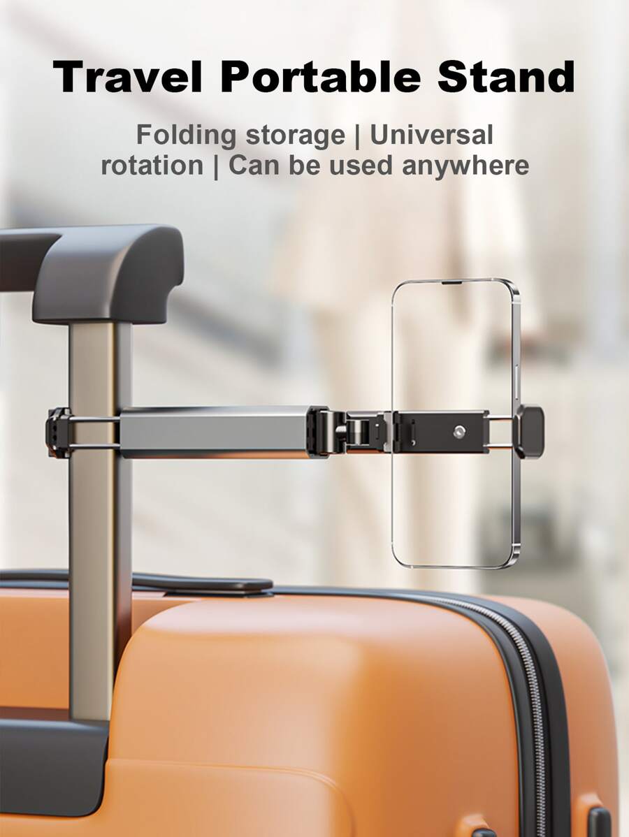 Excelente soporte plegable y retráctil para teléfono portátil, con múltiples ángulos y rotación, Mini y ligero, Accesorio de soporte para teléfono móvil adecuado para viajes y hogar, compatible con iPhone y Android, regalo ideal para cumpleaños, familia y amigos
