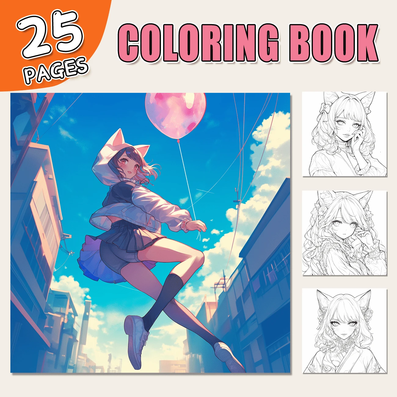 25 Pages Premium Thick Coloring Book With Rich Illustrations, Art Sketchbook With Single-Sided Illustrations,Suitable For Adults And Teenagers, Suitable For Relaxation And Creativity, Ideal Gift For Halloween, Thanksgiving, Christmas And Other Holiday Parties,Back To School,School Supplies