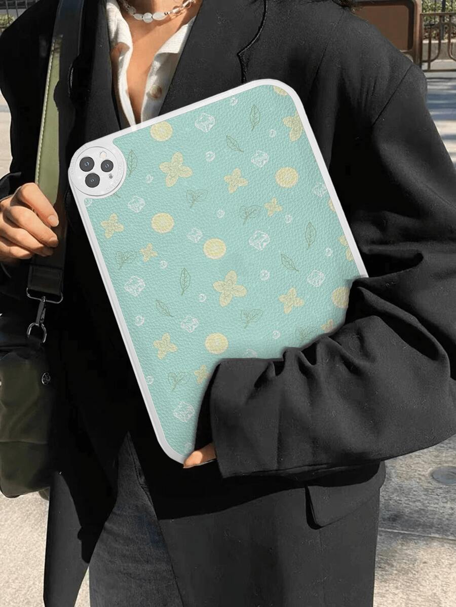 1 Peça Capa de Tablet à Prova de Choque de Estilo Doce Sonhador ⁺₊⋆ ☾ ⋆ ⋆⁺₊⋆ ☁︎ Limão de Menta de Verão para Galaxy Tab A7 LITE, iPad Pro 11 Polegadas 2021, iPad 10a Geração
