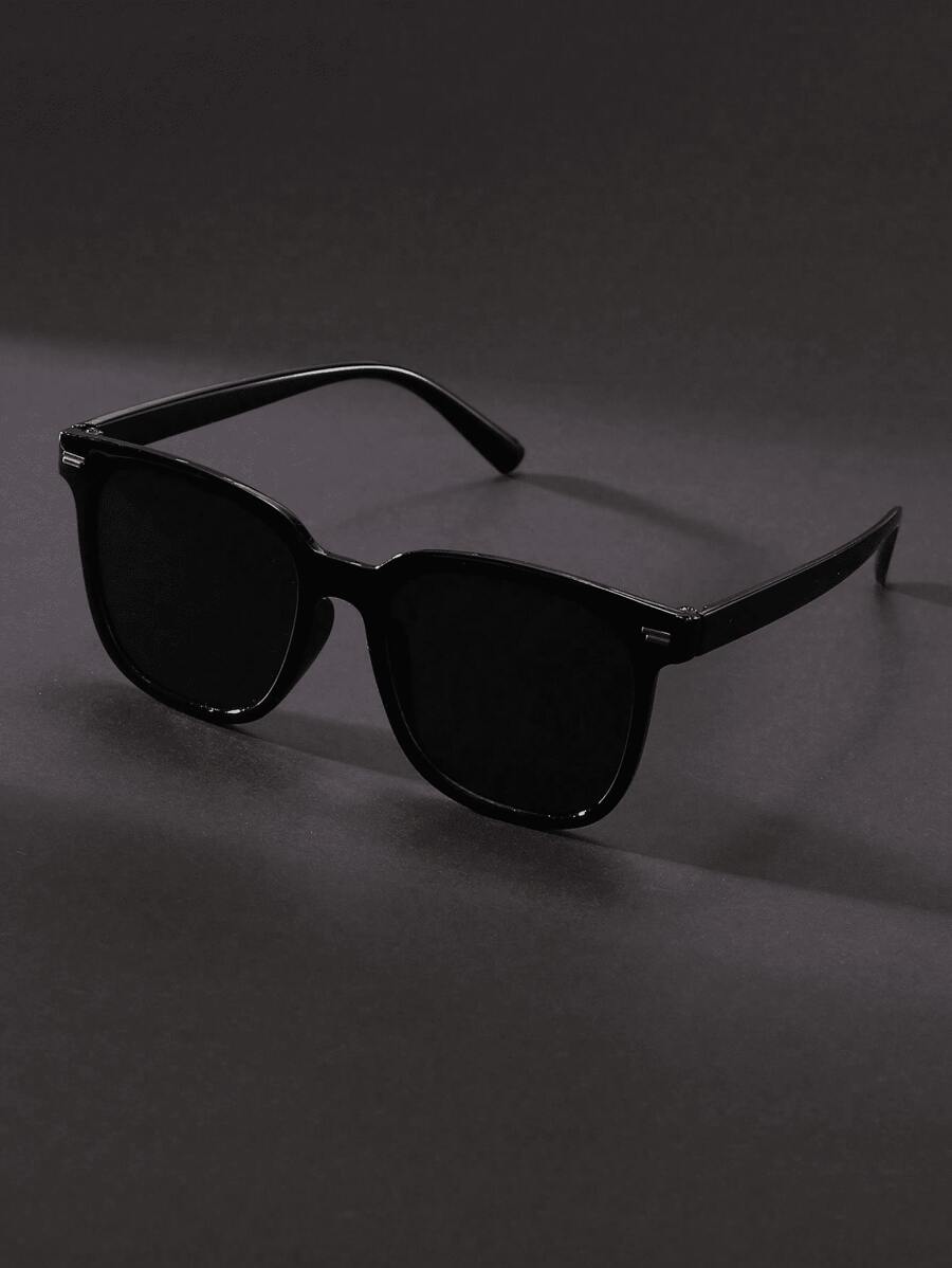 1 paire, lunettes de mode carrées Y2K unisexes pour la plage, l'été, la photographie et le port quotidien. Accessoires de lunettes de mode