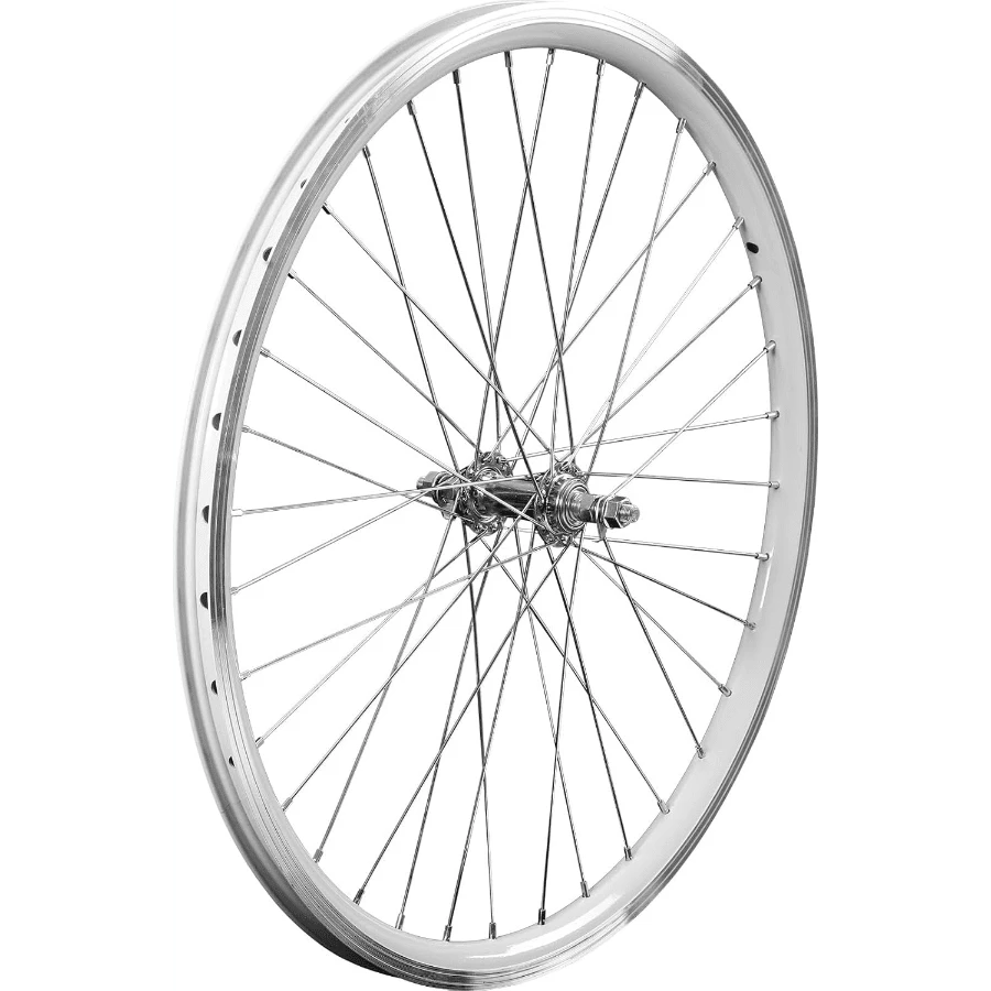 Local Delivery- Bicycle Wheels Rim For 3 Wheels Bike, Tricycle Left Wheels 26", Not Suitable For Bicycles, Tire Rims Replacement, Double Wall Alloy Rim, 36x13G Silver Spoke, Aluminum Alloy