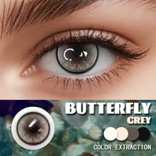Mariposa Gris Brillante - 14,2 mm