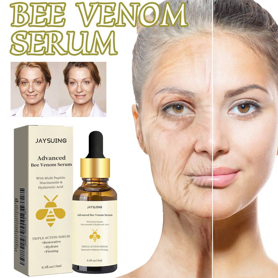 Bee Essence, Anti-Aging And Firming, Reduces Fine Lines And Nasolabial Folds, Repairs Dullness, Moisturizes And Tightens The Skin Care Essence