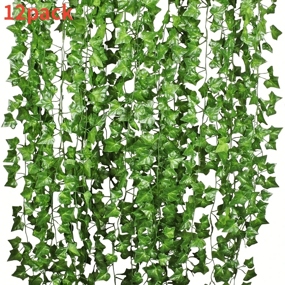 1 PIEZA/12 PIEZAS/24 PIEZAS Planta artificial de hojas de batata para decoración de fiestas de cumpleaños, bodas, como flores de novia, decoración del hogar, comedor, dormitorio, decoración de alféizar, decoración de San Valentín, Año Nuevo y jardín exterior