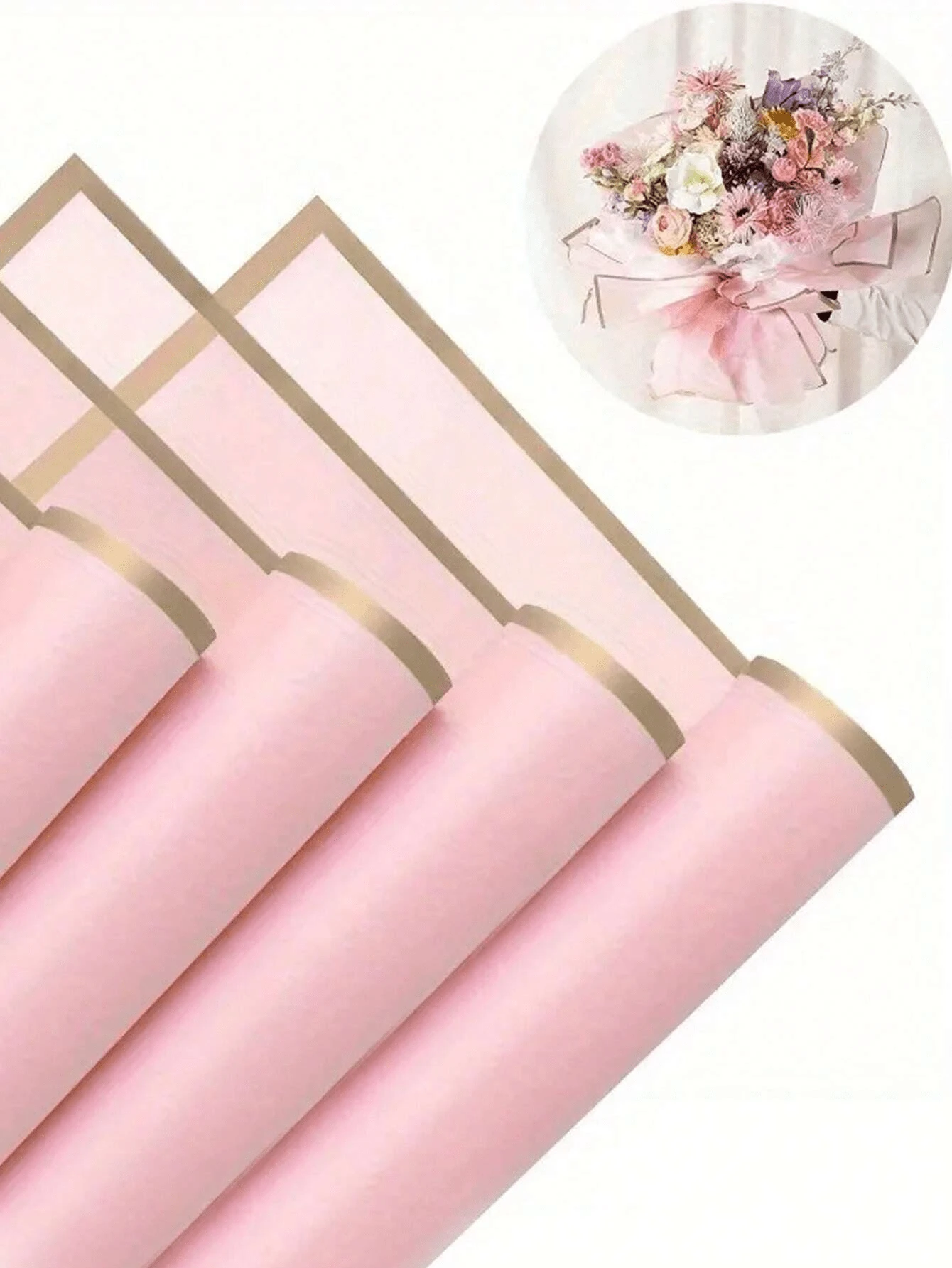 20 Sheets Flower Wrapping Paper - Waterproof Floral Gift Packaging Paper For DIY Crafts,Florist Supplies Packaging Paper For Wedding Birthday Gift
