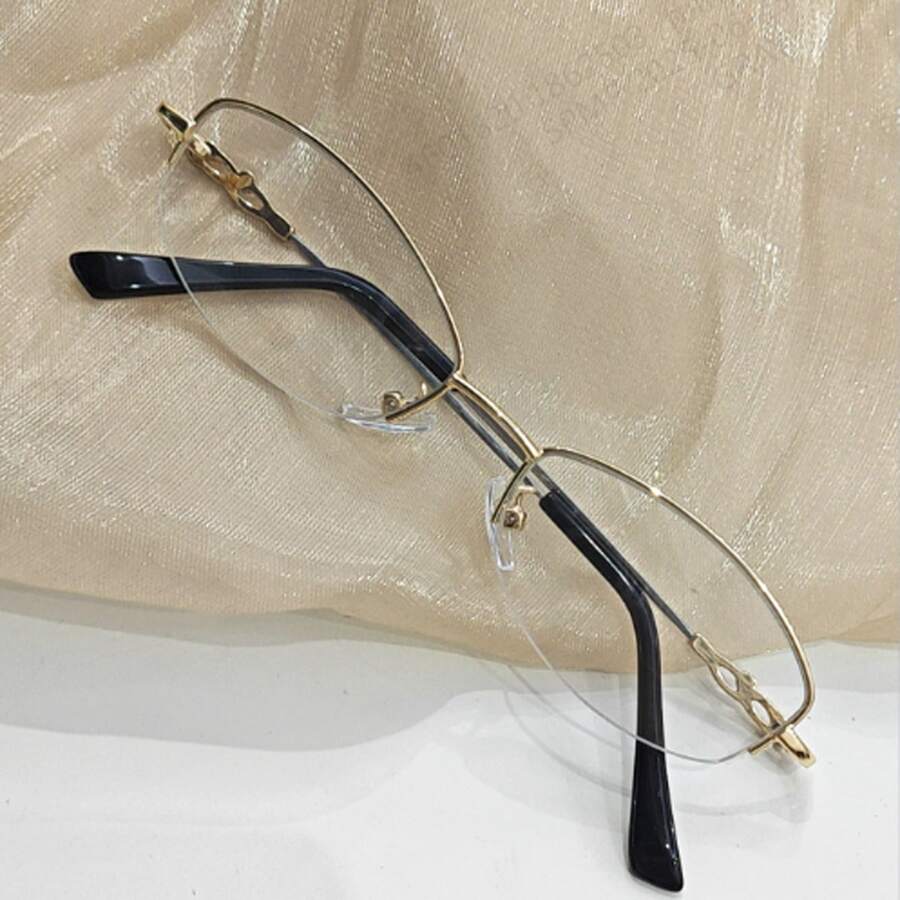 1 pereche ochelari de vedere unisex, stil casual, vintage, fără prescripție medicală