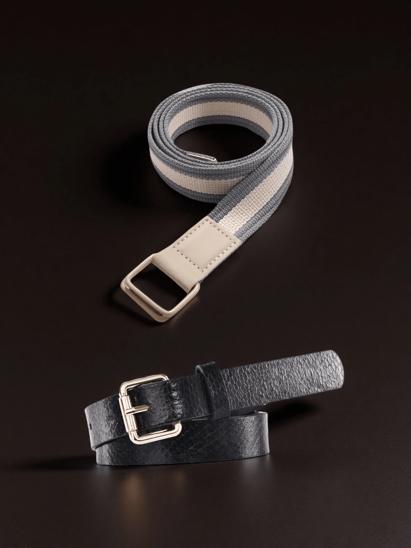 1/2 Stück Neues Design Kleine Schnallen Taillengürtel, modischer schlank passender dekorativer vielseitiger Taillenriemen für Jeans und Hosen
