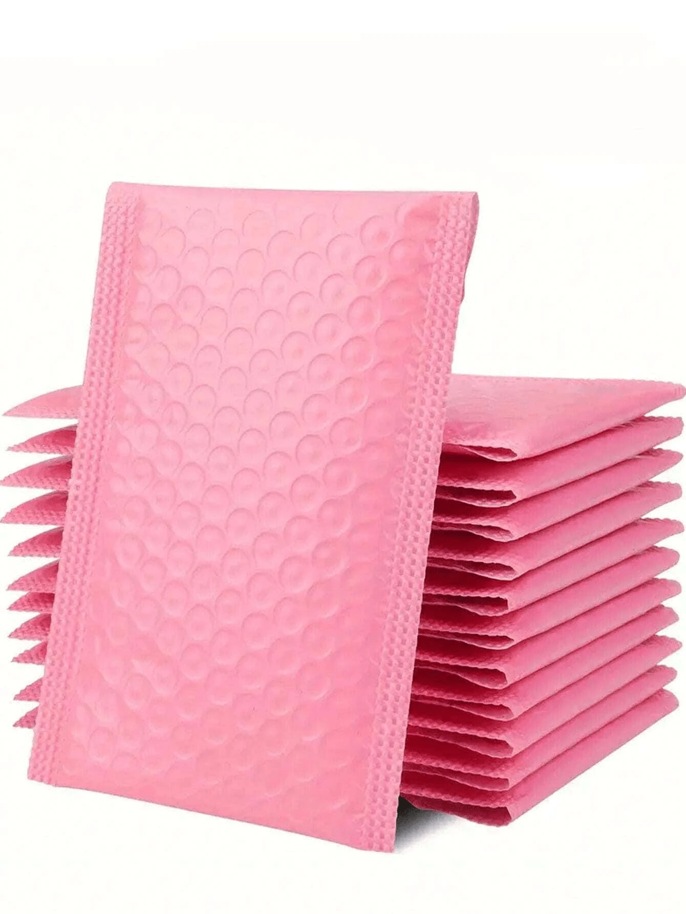 50 Pieces Of Pink Bubble Mail Bags, Soft Cushion Foam Mail Bags, Opaque Self-Sealing Adhesive Waterproof Premium Transport Bags, Jewelry And Cosmetic Supplies Packaging, Small Business Transport Envelope Packaging, Soft Cushion Envelopes, Mailing Envelopes, Transport Supplies, Birthday Gifts, Party Gifts, Festival Gifts.