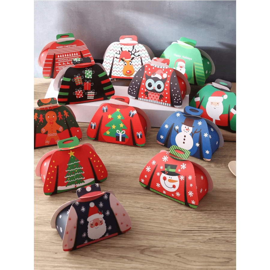 Scatola regalo fai-da-te per decorazioni natalizie