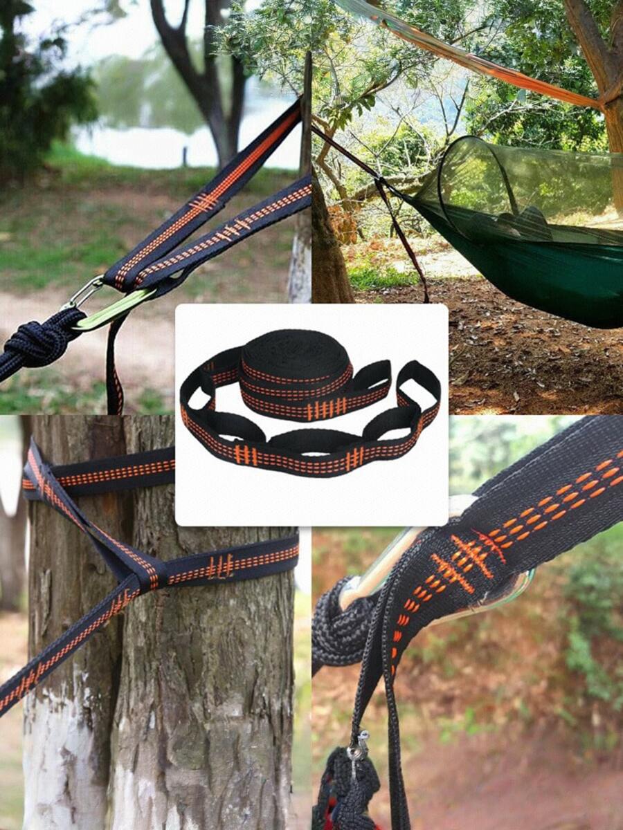 1/2 Stücke/Set verstärkte Polyester Hängematten Gurte, Mehrzweck Outdoor Hänge Gurte, Camping Hänge Gurte, Schaukel Gurte, Sandsack Gurte, Hänge Schlaufen Gurte, Verlängerungsgurte, perfekt für Camping, Wandern und Schaukeln