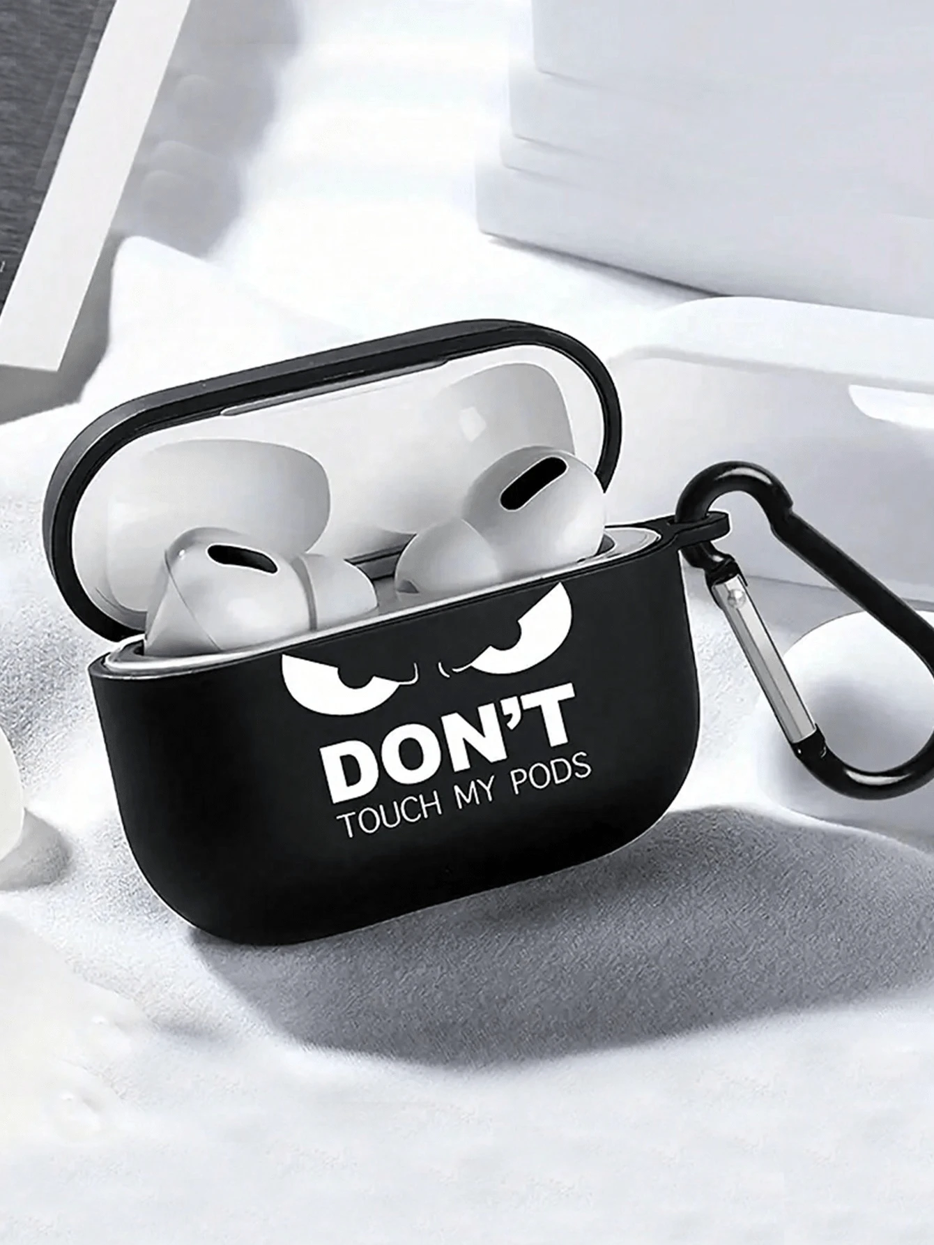 Slogan White Label Wireless Bluetooth Earphone Case For AirPod Pro 2nd/3rd/4th Gen, Protective Soft Cover For Men And Women