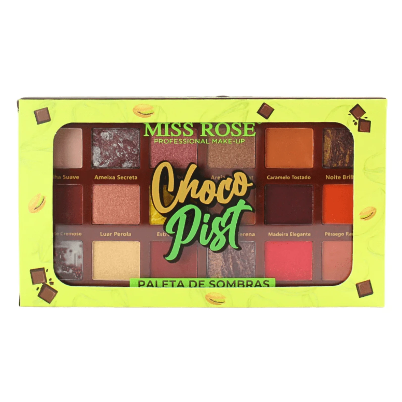 Paleta de Sombras Chocopist Miss Rôse 21,6g