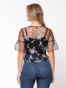 Women Tops - Purple - View 9