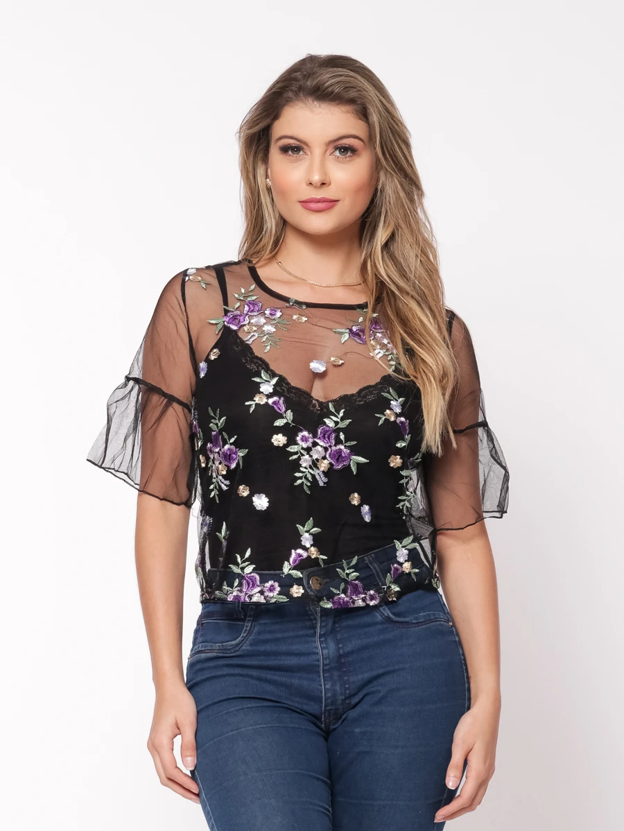 Women Tops - Purple - View 1