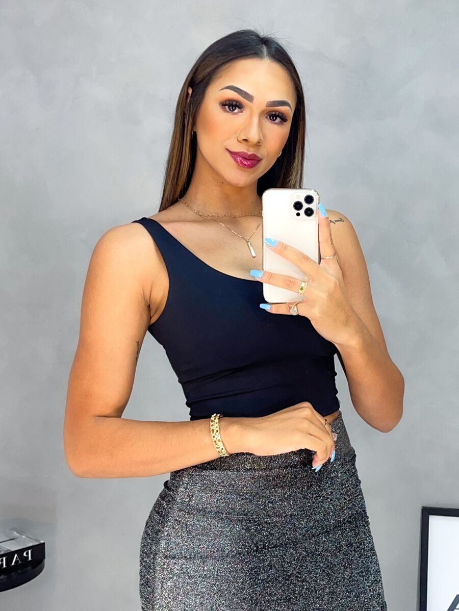 Women Tank Tops & Camis - Negro - Ver 1