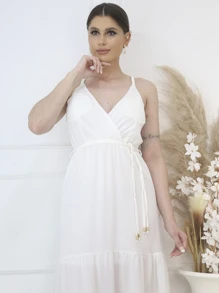 Women Dresses - 白色 - 查看 3