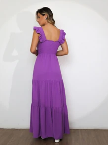 Women Dresses - 紫色 - 查看 2