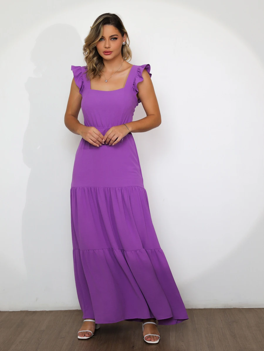 Women Dresses - 紫色 - 查看 1