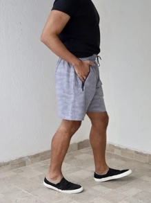 Bermuda Masculina Elástico, Promoção Tecido Estica    MS1910#