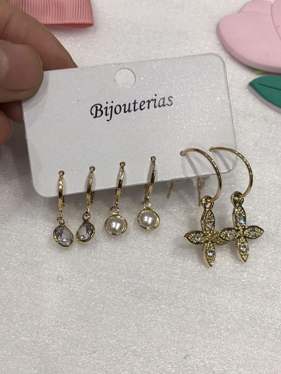 Earrings - Vàng - Xem 1