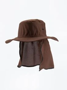 Chapéu Camuflado Pescador Pesca Sol Proteção Nuca Pescoço Camping Uso Diario