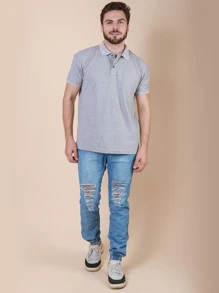 Men Jeans - Light Wash - View 1