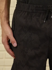 Men Shorts - 黑色 - 查看 4