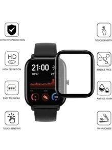 PELÍCULA NANO GEL AMAZFIT GTS 4 Relógio Smartwatch - Preto - Visão 3