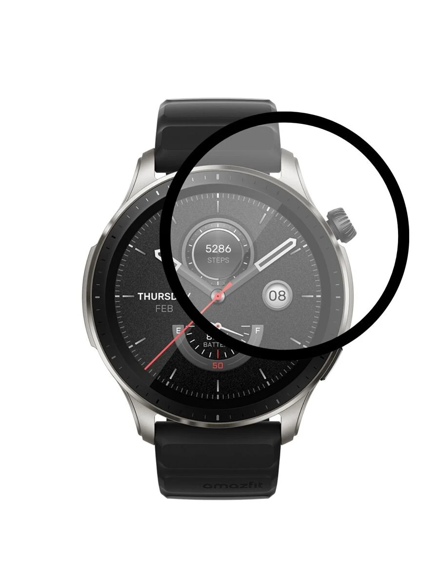 PELÍCULA NANO GEL AMAZFIT GTS 4 Relógio Smartwatch - Preto - Visão 1