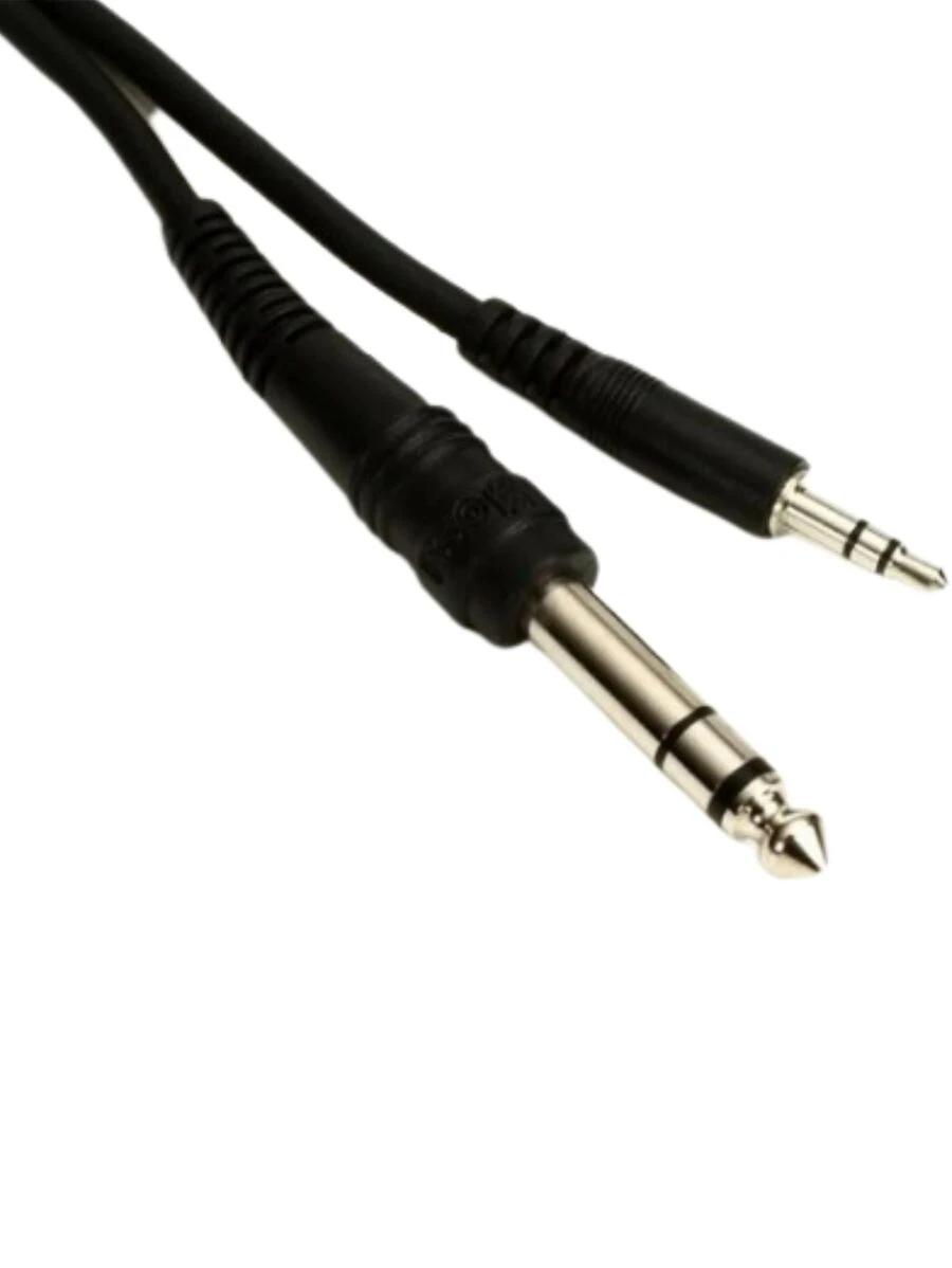 Cabo Audio Auxiliar P2 X P10 Estereo 1,80 Metros LE-5513 - Preto - Visão 1