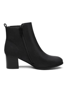 Botas de moda de mujer Cremallera lateral De moda