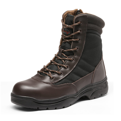 Steel Toe Boots For Men Safety Industrial  Construction Work Boots Slip Resistant