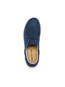 Men's Lace-Up Design Casual Loafers Breathable Lightweight Non-Slip Casual Shoes