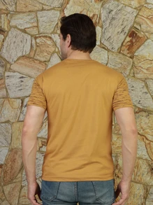 Men T-Shirts & Tanks - Màu vàng - Xem 2