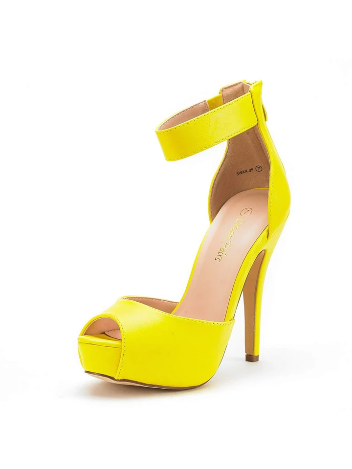Share more than 181 yellow high heels amazon latest esthdonghoadian