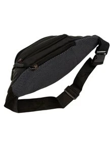Pochete Masculina Bolsa Cintura - Preto - Visão 2